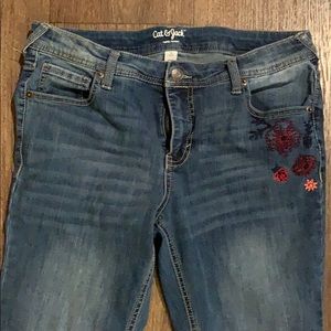 Cute embroidered jeans
